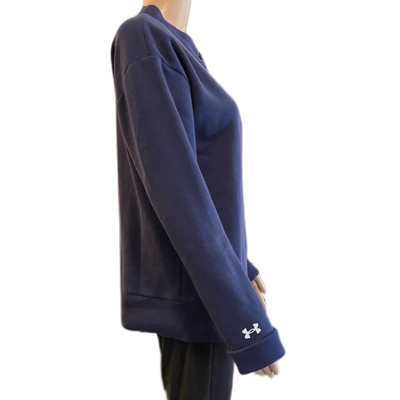 Under Armour Blue Pullover Sweatshirt Men’s Medium - Picture 3 of 11